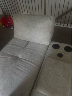 Adjustable back rest modular sofa