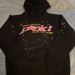 Black P*nk Sp5der Hoodie Medium.
