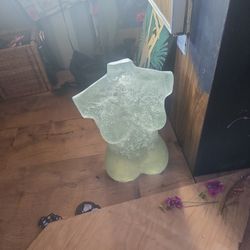 2ft. Tall Glass Bust Sculpture