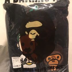J Balvin x BAPE pullover hoodie size L