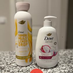 Dove Bodywash/handsoap Bundle - Jabon De Baño Y Manos