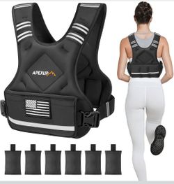 Weight Vest for Men & Women, Adjustable Weighted Vest, 12-18lb Vest