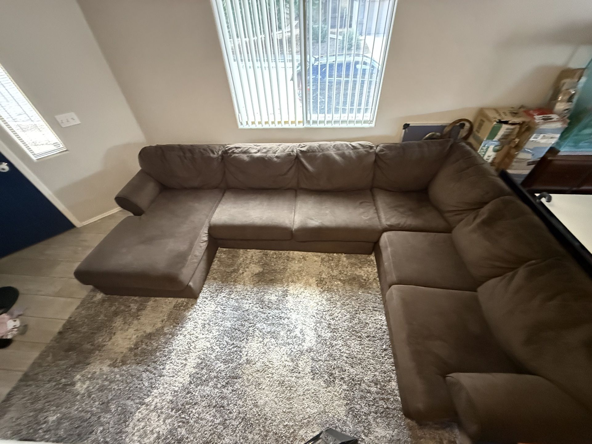 Brown Sectional