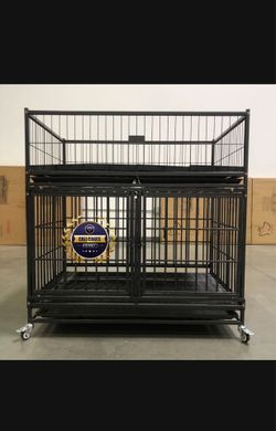 Dog pet cage kennel size medium 43 K with divider and whelp top new in box