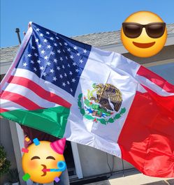 Big Flags 5x2 $8 b small 12x18 $3.50 bag $15