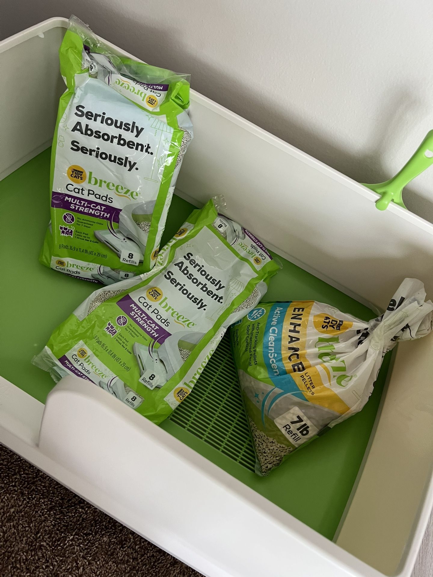 Purina Tidy Cats Breeze XL Litter Box System – Gently Used + Extras!