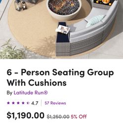 Patio Furniture Circular Set