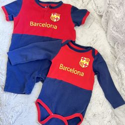 Baby Barcelona Jersey Shirts