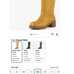 New knee high boots have size 9.5 & 10