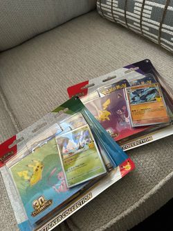 30th Celebration Pokemon Tech Sticker Collections Set of 2