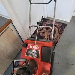 Toro CCR 2000 Snowblower