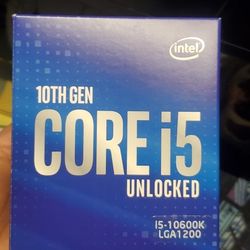 Intel i5 10600k Unlocked