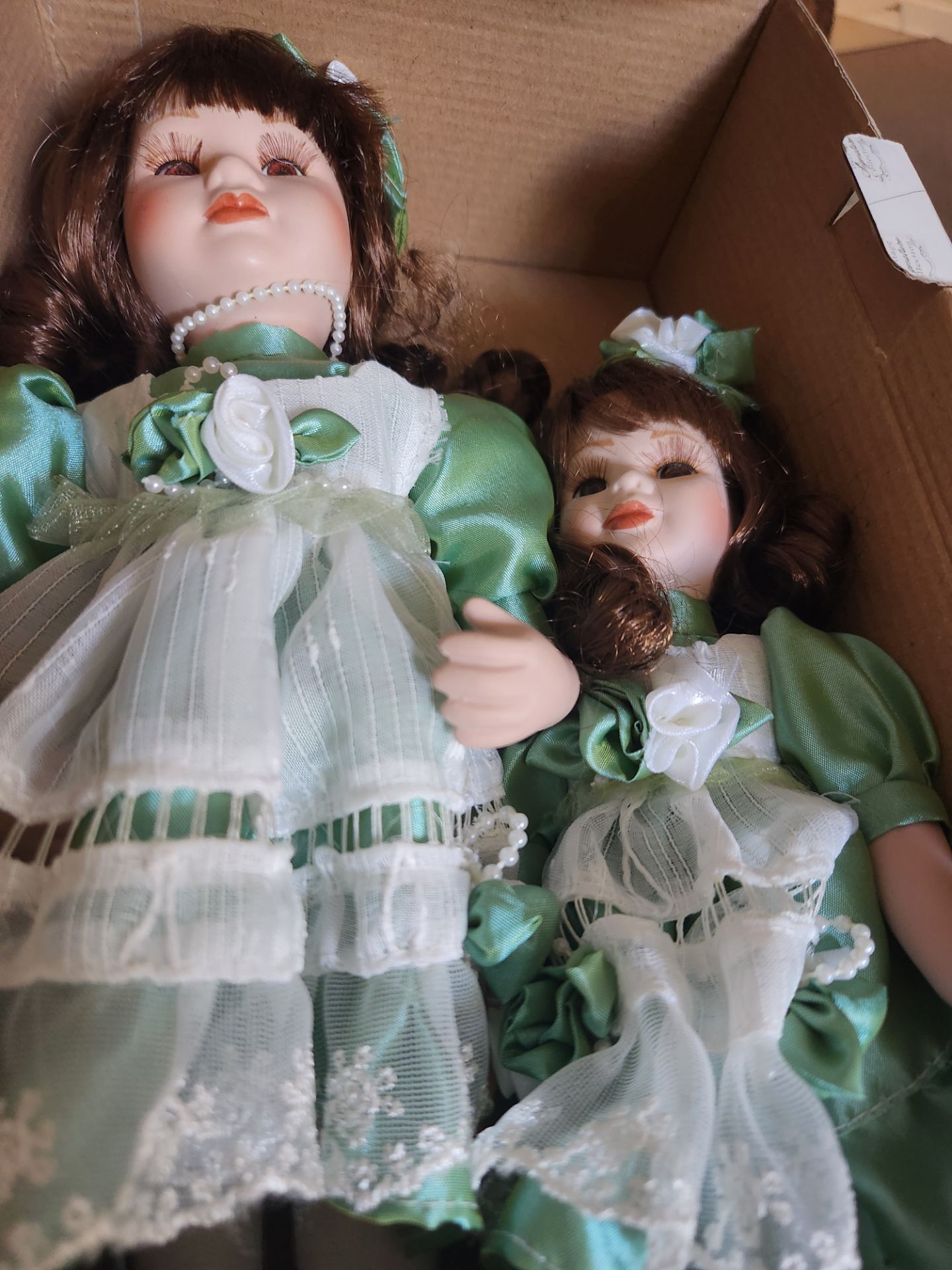 Porcelain Dolls (2 sisters)