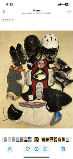 Lacrosse equipment, 175 for all