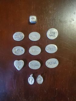 Small metal affirmations