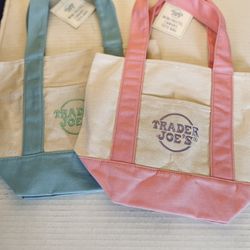 Trader Joe’s Mini pastel tote bags