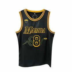 Lakers Kobe Bryant #8#24 Mamba  Swingman Jersey