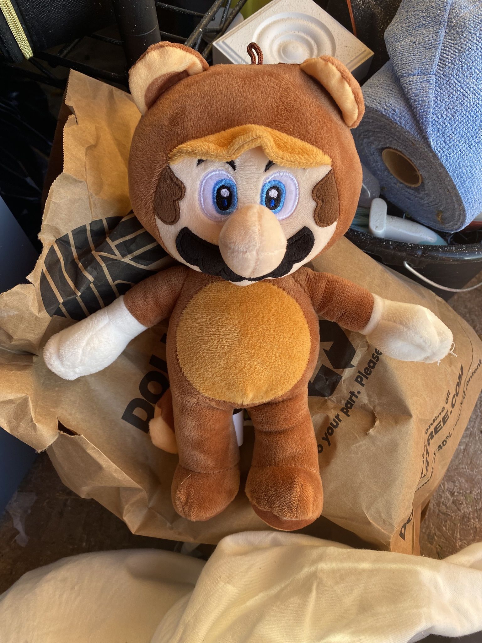 tanooki mario plush
