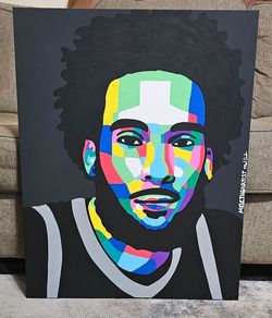 Julian Champagnie painting