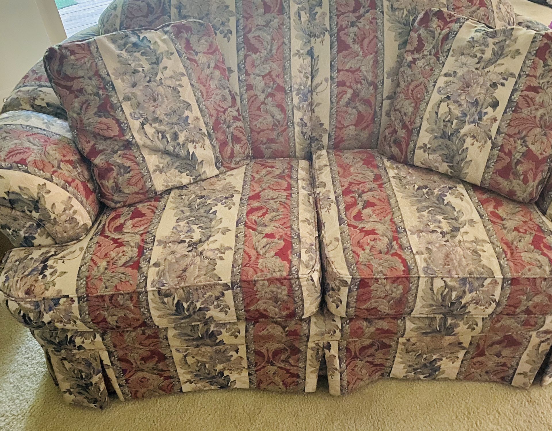 Sofa and love seat