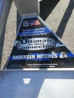 Andersen Ultimate 5th wheel connection