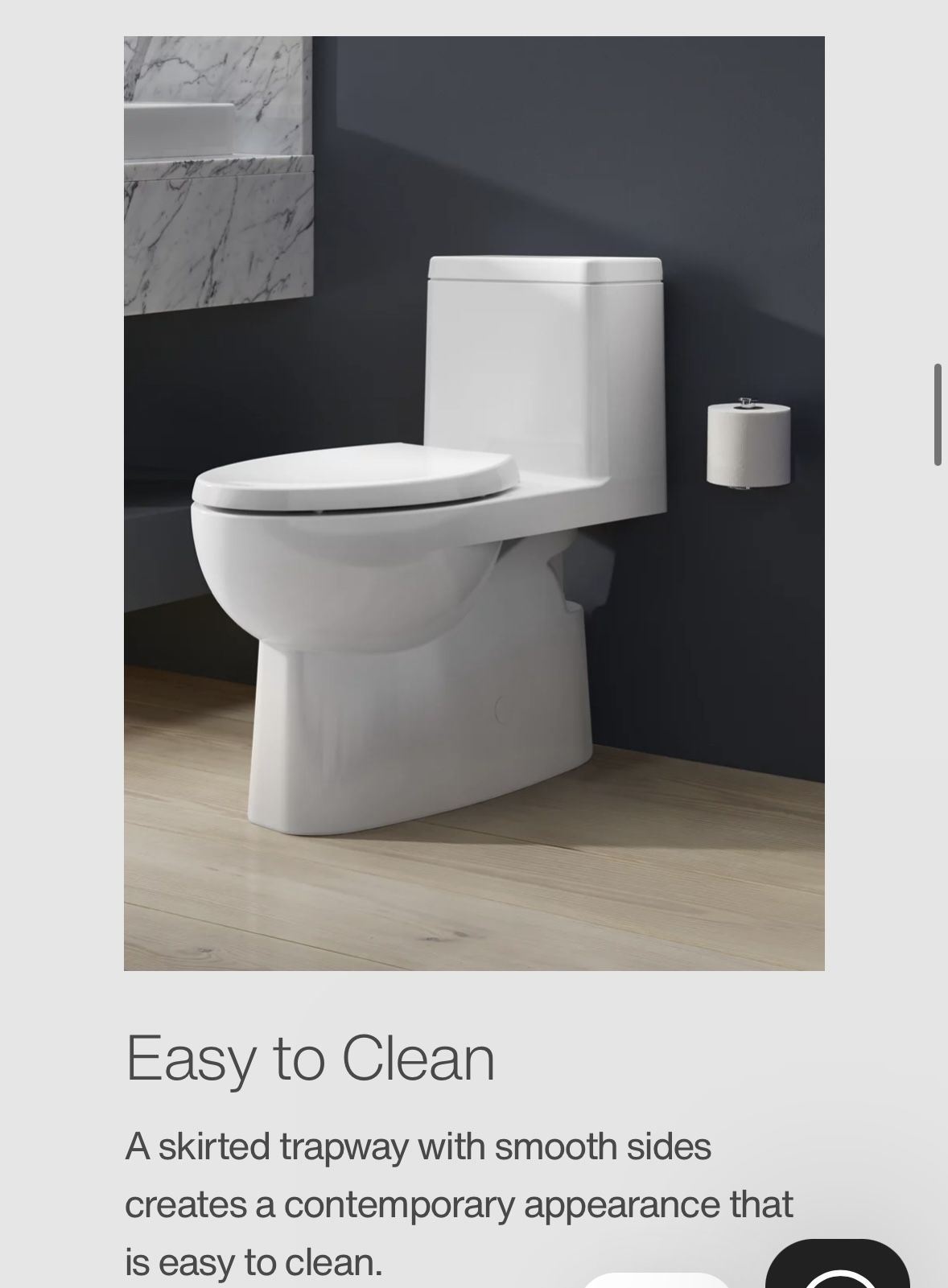 New Kohler Reach Toilet