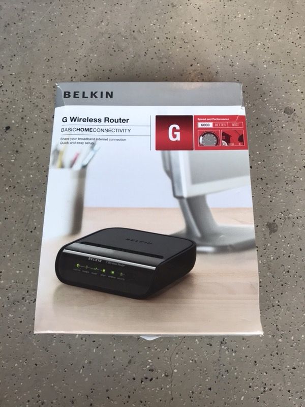 Belkin G wireless router