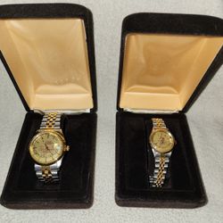 Cherokee Strip Land Run Centennial 1993 men and women watches. 