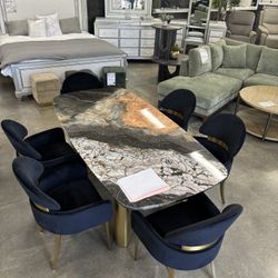 Sintered Stone Dining Table Set