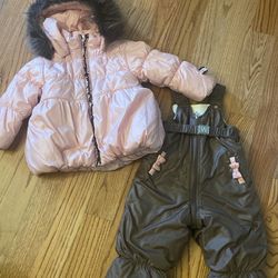 Snow pants and jacket, 86 cm