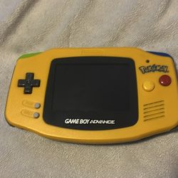 Nintendo Game Boy Advance Pokemon Edition w/ Backlight Mod