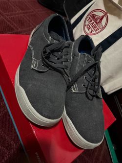Dark Gray Canvas Low-Top Sneakers 10 1/2 M