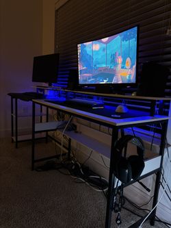 Gaming Desk White