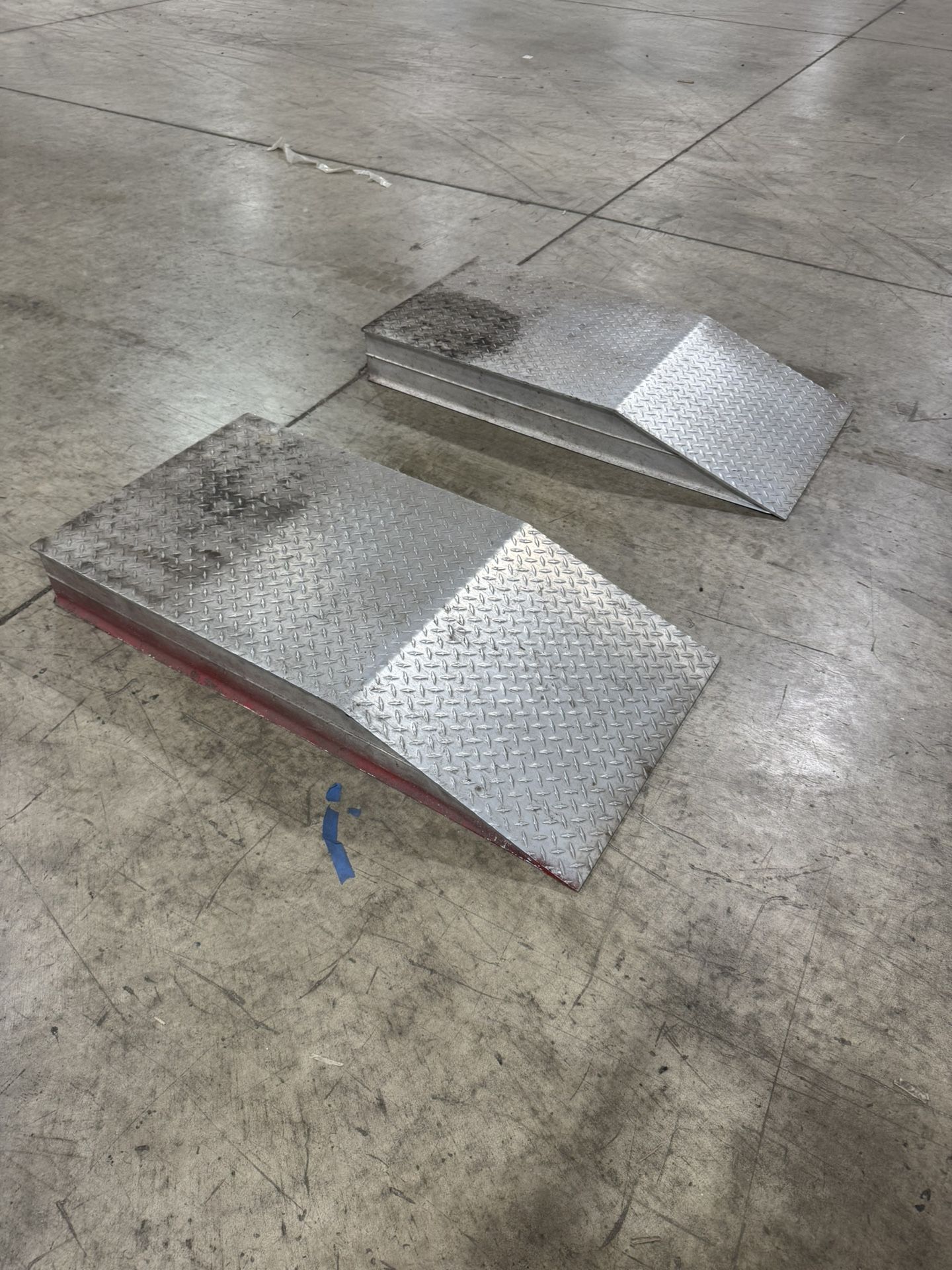 Aluminum Wheel Riser Ramps (set of 2) 24”W x 48”L x 6”T