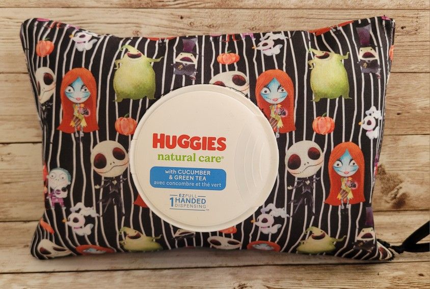 Nightmare Before Christmas Huggies Wipes Cover