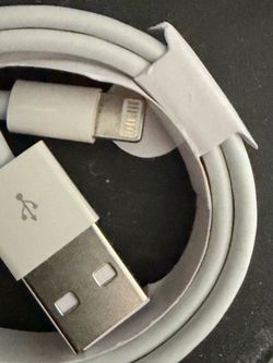 iPhone original cable white  / 3’ usb.