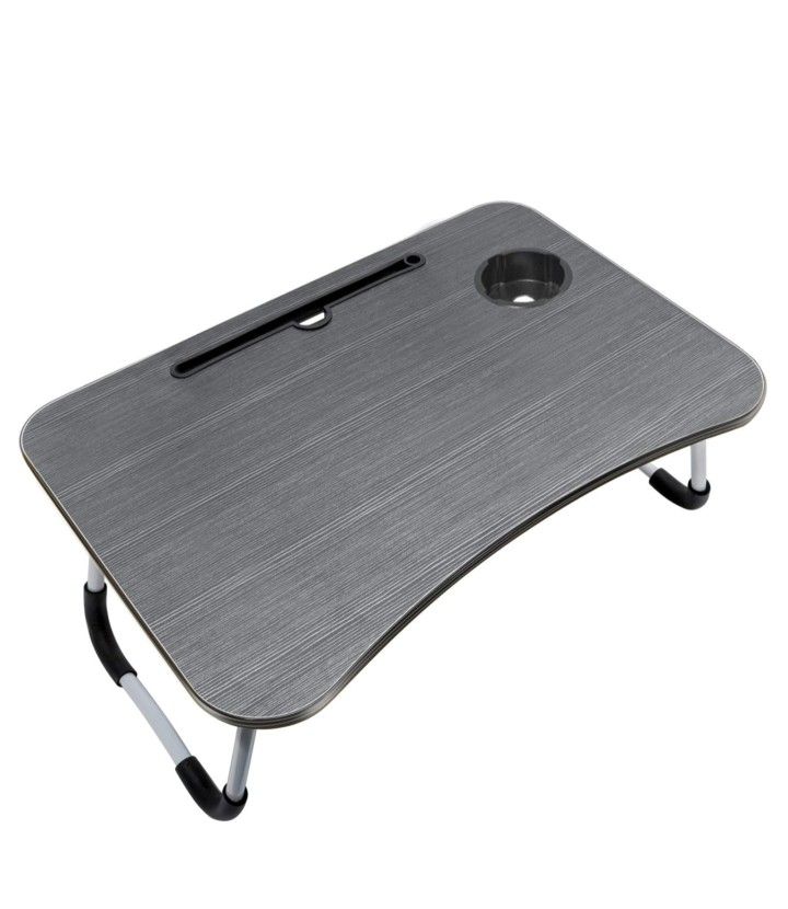 Laptop Bed Table Tray,Portable Lap Desk with Foldable Legs&Cup Holder