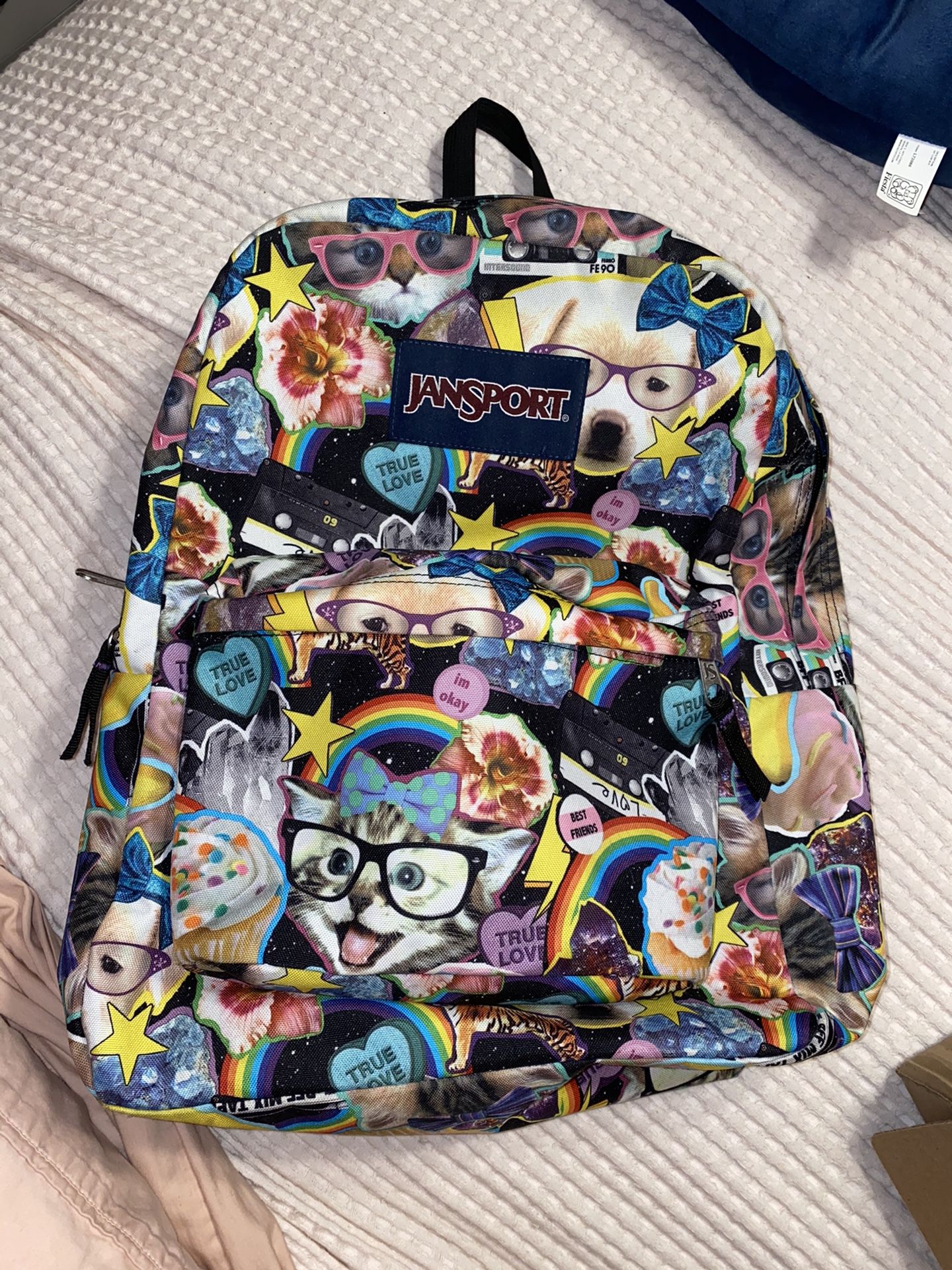 Jansport Cat Galaxy True Love Backpack