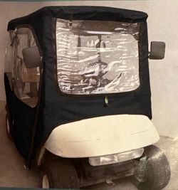 Golf cart enclosure for club car-2 passenger-4 sided W clear windows