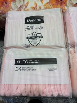 Depend Silhouette XL Maximum Underwear 24 ct (2 packs)