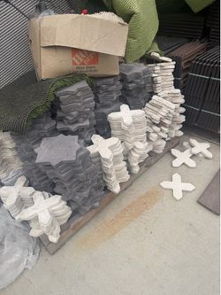 ARTO Handmade Star and Cross Concrete tiles