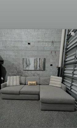Sectional Sofa in Light Gray