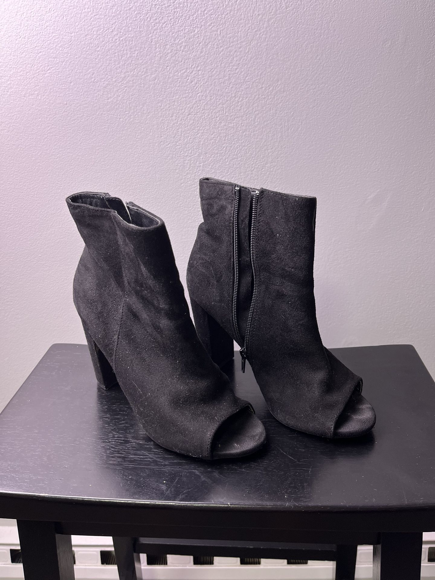 Open Toe Boot Heel