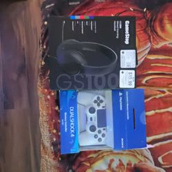 Gs100 Wired Headset / Ps4 Dualshock