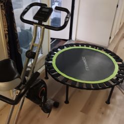 Spin Bike & Rebounder 