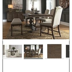 Ashley's Dining Set 7 Pieces