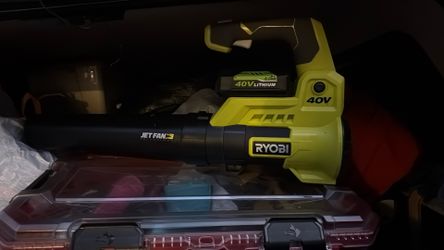 Ryobi Sopladora  Batería Y Cargador