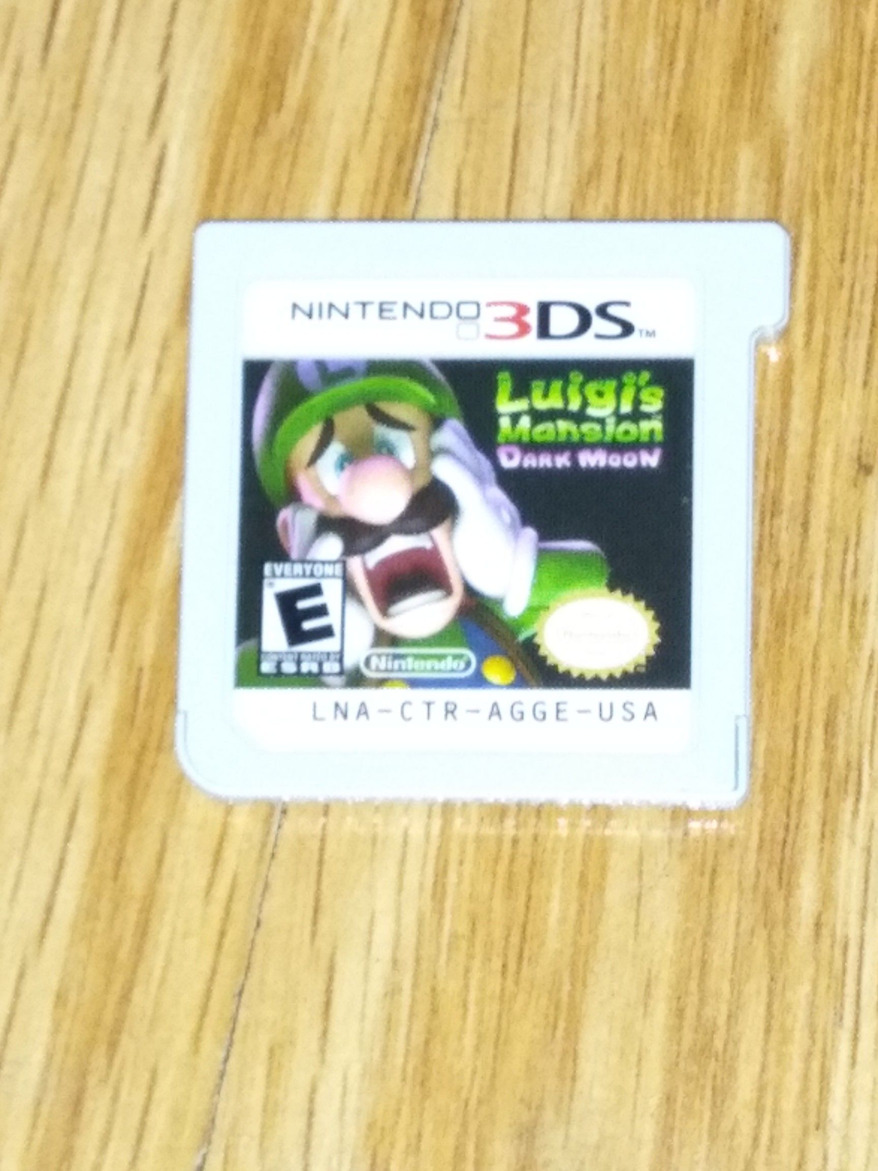 Luigi's Mansion Nintendo 3DS cartridge