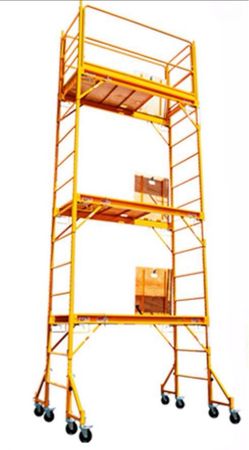18 Ft scaffolds with guard rail complete set new