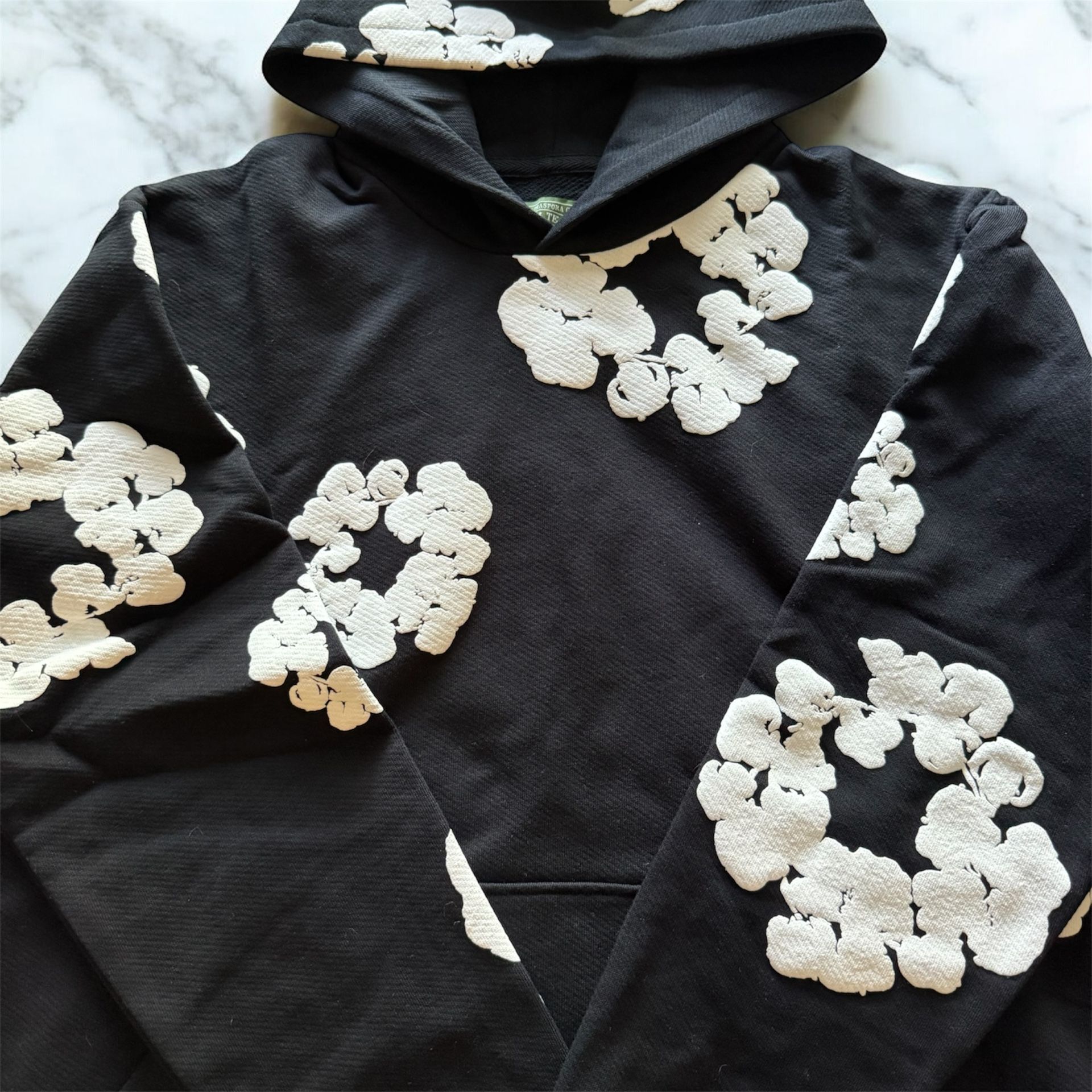 Denim Tear Black Hoodie